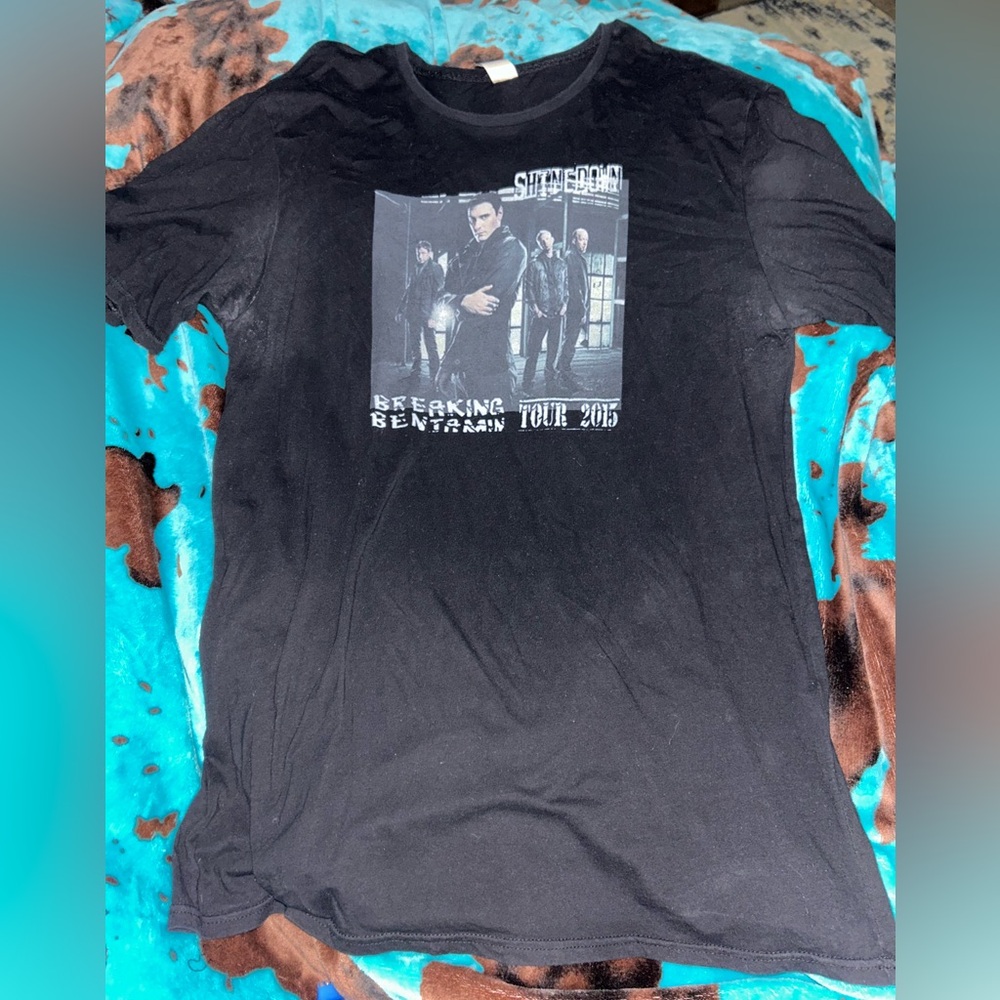 Size XXL Breaking Benjamin/Shinedown Tour T-Shirt 2015